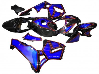 Affordable 2005-2006 Honda CBR600RR Motorcycle Fairings - Blue Black with Red Line Australia