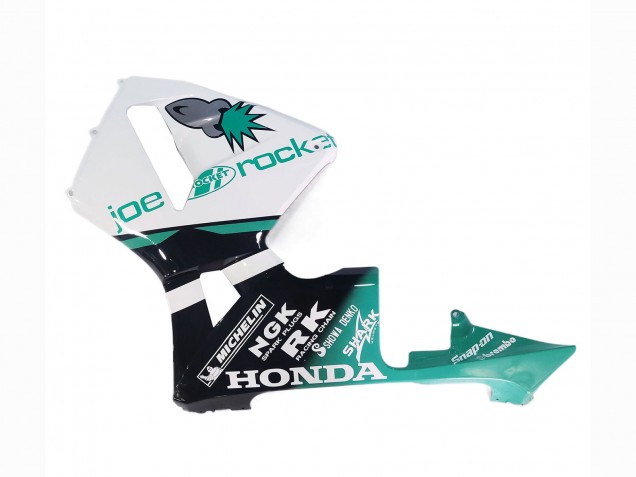 2005-2006 Honda CBR600RR Motorcycle Fairings - Light Green White Glossy Black Joe Rocket Australia