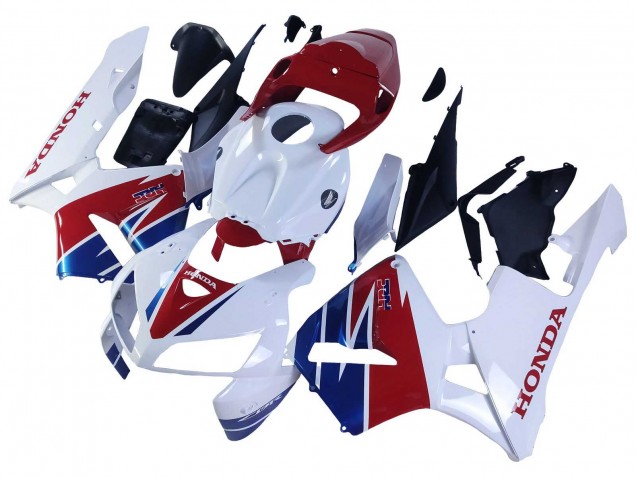 2005-2006 Honda CBR600RR Motorcycle Fairing - White Red Blue HRC Australia