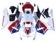 2005-2006 Honda CBR600RR Motorcycle Fairing - White Red Blue HRC Australia