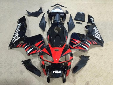 Affordable 2005-2006 Honda CBR600RR Motorcycle Fairings - Glossy Black Red White HRC Australia