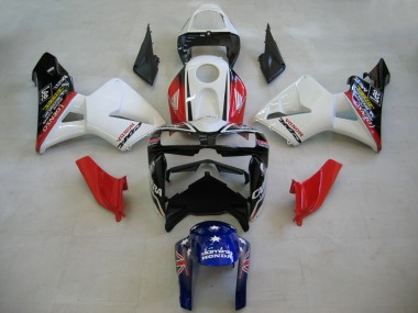Affordable 2005-2006 Honda CBR600RR Motorcycle Fairings - Red White Blue DENSO Australia