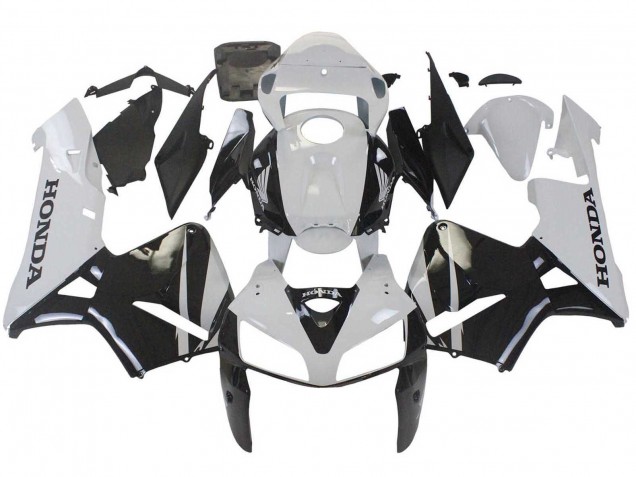 2005-2006 Honda CBR600RR Motorcycle Fairing - White Black Australia