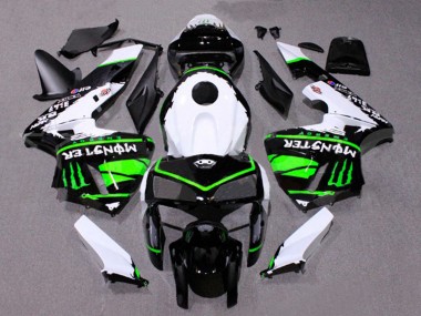 Affordable 2005-2006 Honda CBR600RR Motorcycle Fairings - White Black Green Monster Australia