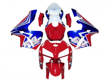 Affordable 2005-2006 Honda CBR600RR Motorcycle Fairings - Red White Blue 69 Australia
