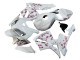 2005-2006 Honda CBR600RR Motorcycle Fairings - White with Cherry Blossom Australia
