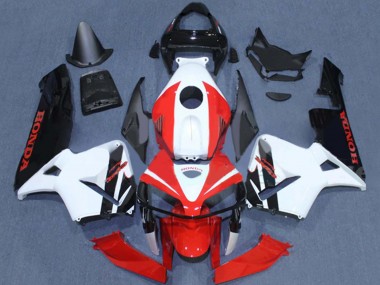 Affordable 2005-2006 Honda CBR600RR Motorcycle Fairings - Red White Black Australia