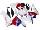 2005-2006 Honda CBR600RR Motorcycle Fairings - White Blue Red Australia