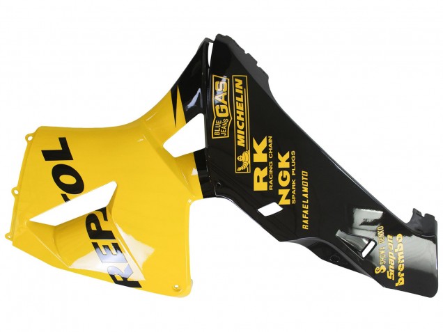2005-2006 Honda CBR600RR Motorcycle Fairings - Yellow Black Repsol Australia