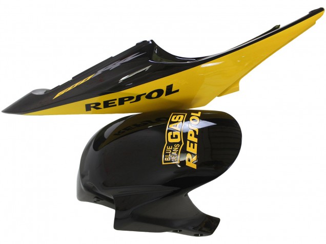 2005-2006 Honda CBR600RR Motorcycle Fairings - Yellow Black Repsol Australia