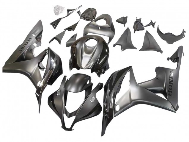 2007-2008 Honda CBR600RR Motorcycle Fairing - Silver Glossy Black Australia