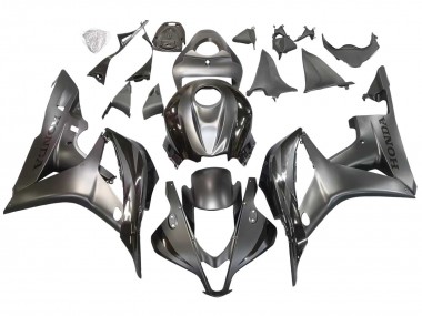Affordable 2007-2008 Honda CBR600RR Motorcycle Fairing - Silver Glossy Black Australia