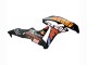 2007-2008 Honda CBR600RR Motorcycle Fairings - Matte Black Orange Red Rossi Repsol 46 Australia