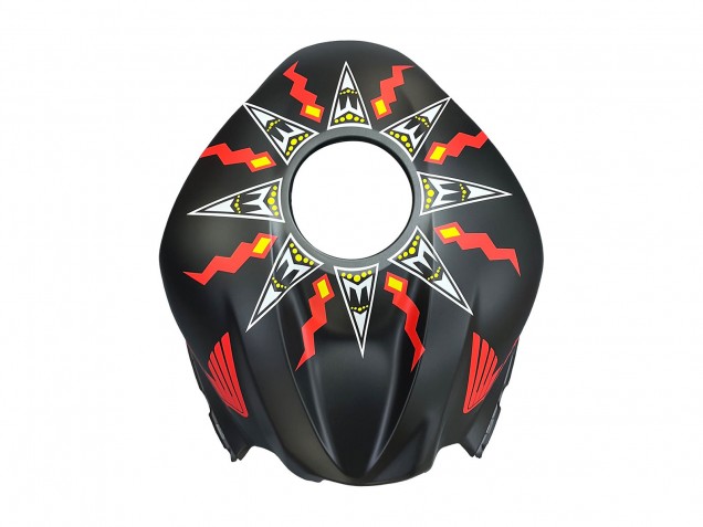 2007-2008 Honda CBR600RR Motorcycle Fairings - Matte Black Orange Red Rossi Repsol 46 Australia