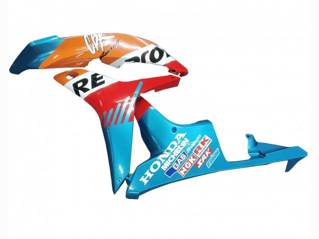 2007-2008 Honda CBR600RR Motorcycle Fairings - Orange White Red Blue Repsol Australia