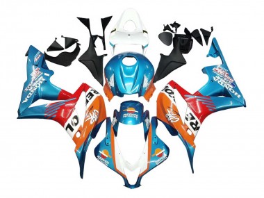 Affordable 2007-2008 Honda CBR600RR Motorcycle Fairings - Orange White Red Blue Repsol Australia