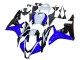 2007-2008 Honda CBR600RR Motorcycle Fairing - White Blue Glossy Black Australia