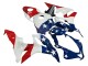 2007-2008 Honda CBR600RR Motorcycle Fairings - White Blue Red Star Australia