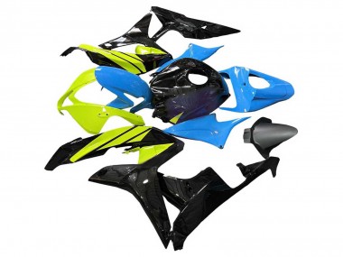 Affordable 2007-2008 Honda CBR600RR Motorcycle Fairings - Blue Yellow Glossy Black Australia