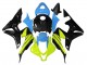 2007-2008 Honda CBR600RR Motorcycle Fairings - Blue Yellow Glossy Black Australia