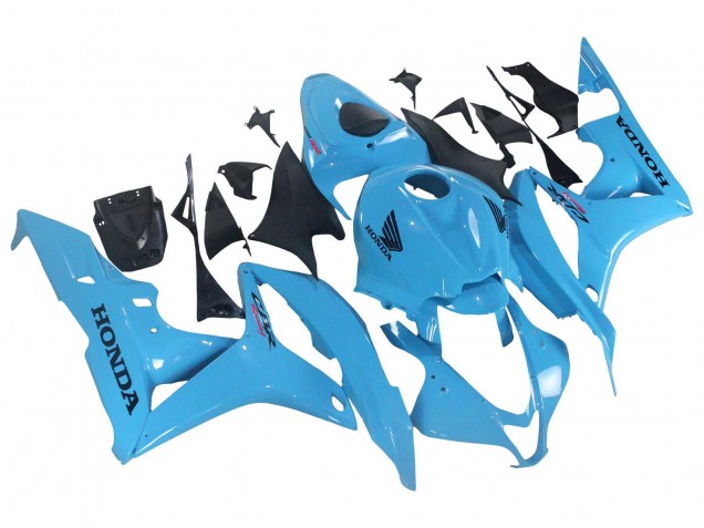 2007-2008 Honda CBR600RR Motorcycle Fairings - Light Blue Racing Australia