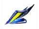 2007-2008 Honda CBR600RR Motorcycle Fairings - Blue Green MoviStar Castrol Australia