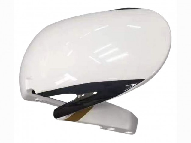 2007-2008 Honda CBR600RR Motorcycle Fairing - White Gold Glossy Black Playboy Australia