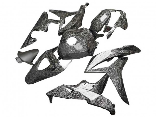 2007-2008 Honda CBR600RR Motorcycle Fairings - Black Forged Carbon Fiber Australia