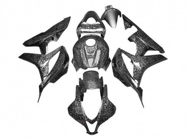 2007-2008 Honda CBR600RR Motorcycle Fairings - Black Forged Carbon Fiber Australia