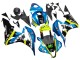 2007-2008 Honda CBR600RR Motorcycle Fairings - Green Yellow Glossy Black Shark 46 Australia