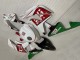 2007-2008 Honda CBR600RR Motorcycle Fairings - White Green Red Castrol Australia