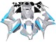 2007-2008 Honda CBR600RR Motorcycle Fairings - Glossy Grey Light Blue Australia