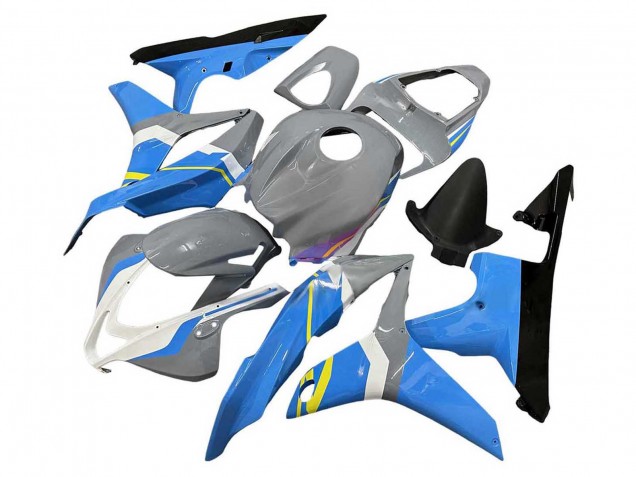 2007-2008 Honda CBR600RR Motorcycle Fairings - Nardo Grey Blue White Glossy Black Australia