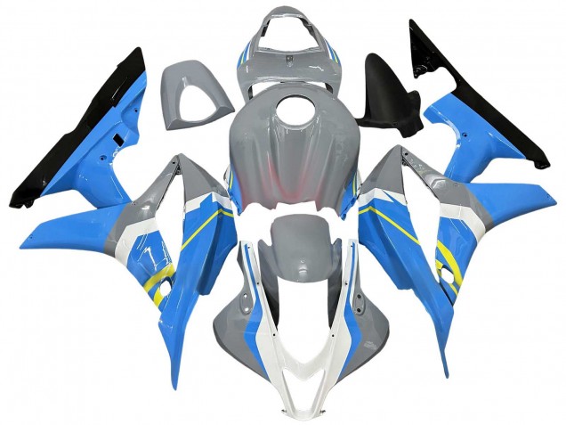 2007-2008 Honda CBR600RR Motorcycle Fairings - Nardo Grey Blue White Glossy Black Australia