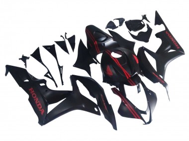 Affordable 2007-2008 Honda CBR600RR Motorcycle Fairings - Matte Black Red Australia