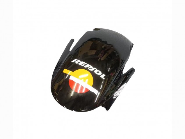 2007-2008 Honda CBR600RR Motorcycle Fairings - Yellow Orange Glossy Black Rossi Repsol Australia