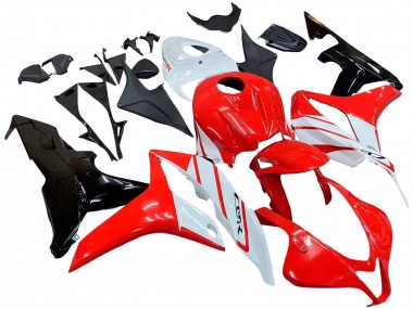 Affordable 2007-2008 Honda CBR600RR Motorcycle Fairing - White Red Glossy Black Australia