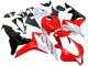 2007-2008 Honda CBR600RR Motorcycle Fairing - White Red Glossy Black Australia