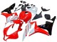 2007-2008 Honda CBR600RR Motorcycle Fairing - White Red Glossy Black Australia