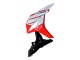 2007-2008 Honda CBR600RR Motorcycle Fairing - White Red Glossy Black Australia