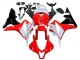 2007-2008 Honda CBR600RR Motorcycle Fairing - White Red Glossy Black Australia