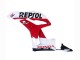 2007-2008 Honda CBR600RR Motorcycle Fairings - White Yellow Red Repsol HRC Australia