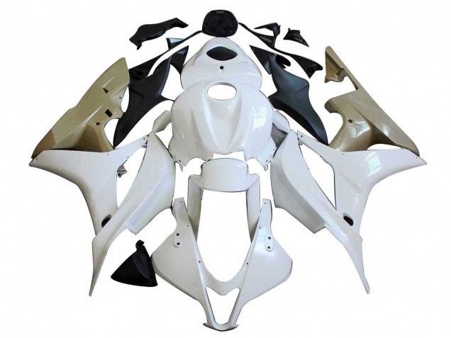 2007-2008 Honda CBR600RR Motorcycle Fairings - Silver White Australia