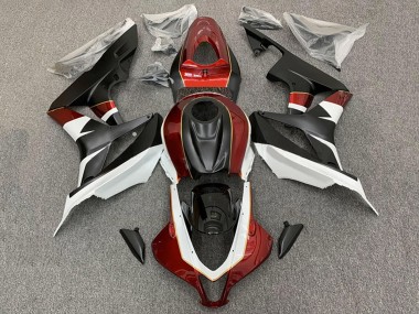 Affordable 2007-2008 Honda CBR600RR Motorcycle Fairings - White Red Matte Black Australia