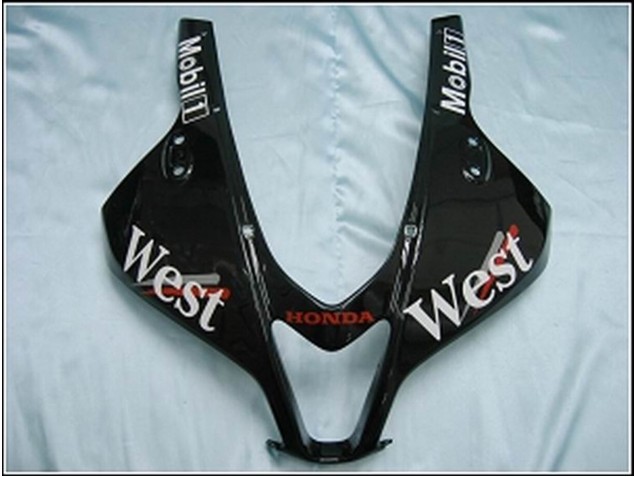 2007-2008 Honda CBR600RR Motorcycle Fairings - Glossy Black White West Australia
