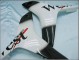 2007-2008 Honda CBR600RR Motorcycle Fairings - Glossy Black White West Australia