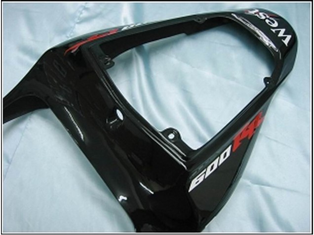 2007-2008 Honda CBR600RR Motorcycle Fairings - Glossy Black White West Australia