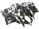 2009-2012 Honda CBR600RR Motorcycle Fairings - Matte Black Gold Australia