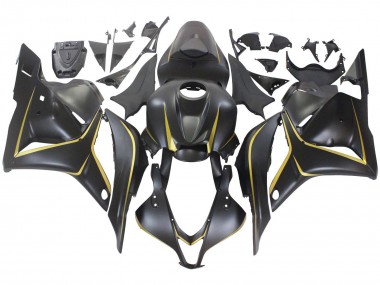 Affordable 2009-2012 Honda CBR600RR Motorcycle Fairings - Matte Black Gold Australia