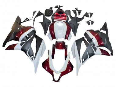 Affordable 2009-2012 Honda CBR600RR Motorcycle Fairings - White Red Matte Black Australia